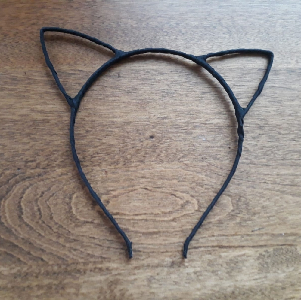 2/$30 NWOT Black Metal Cat Bat Mouse Headband Accessory Costume Cosplay Lingerie